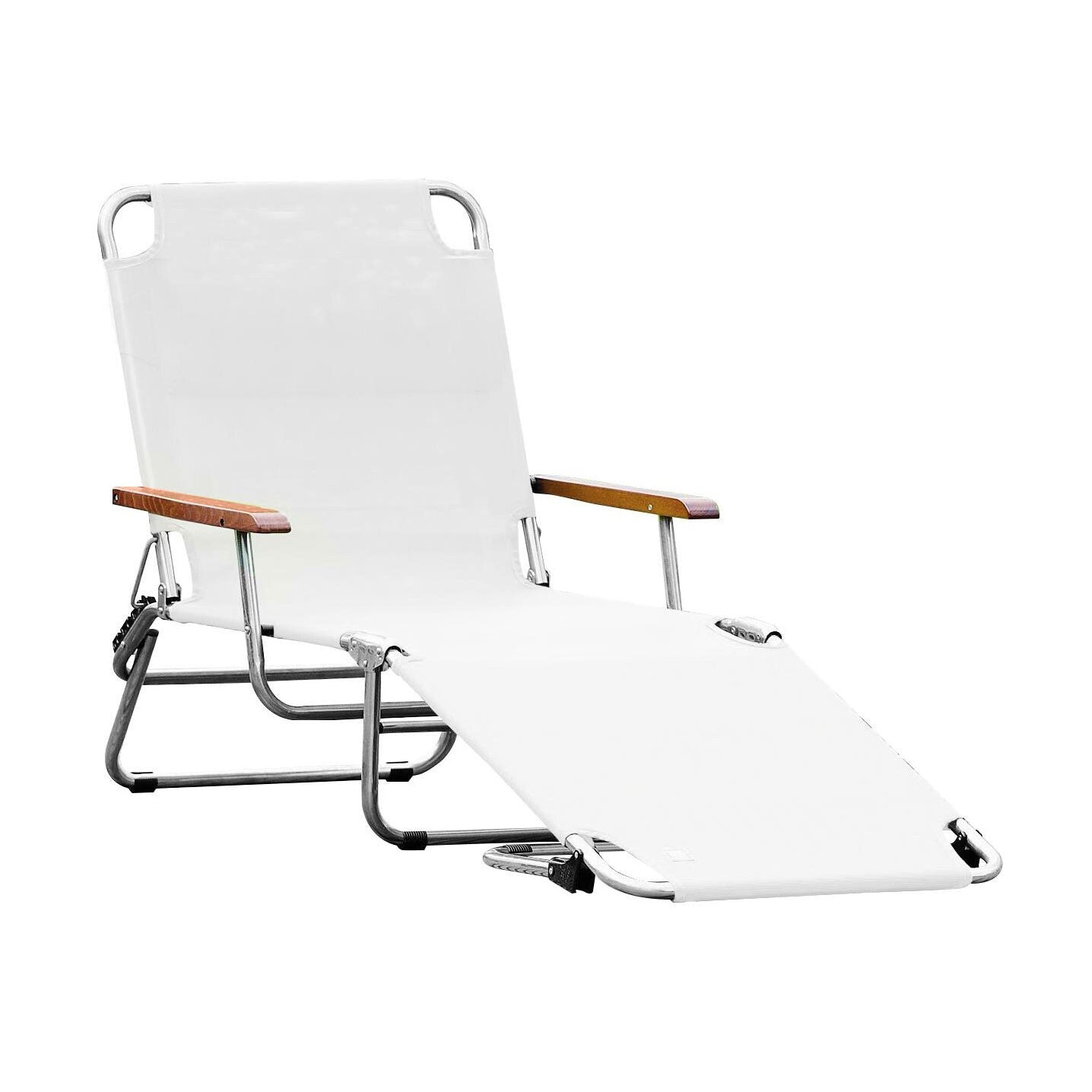 Fiam Amigo Sonnenliege mit Armlehnen Schwarz