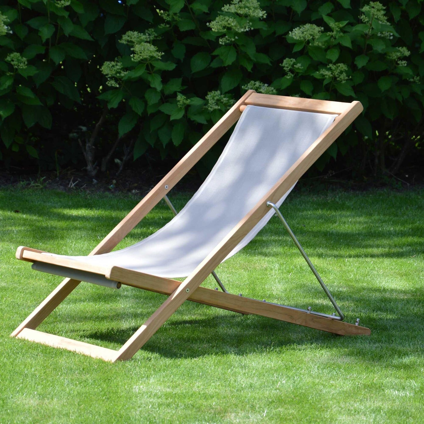 Nizza Deckchair Liegestuhl Schwarz