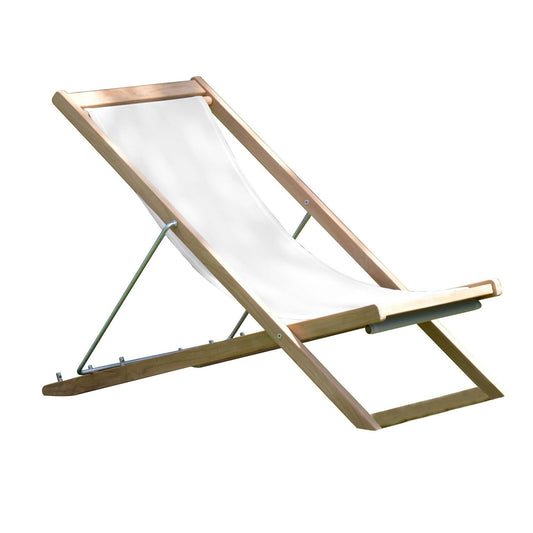Nizza Deckchair Liegestuhl Schwarz