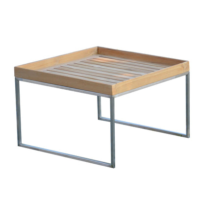 Pizzo 60 Teakholz Garten-Beistelltisch