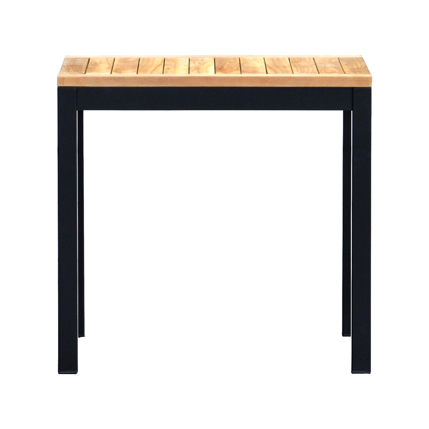 Quadrat Gartentisch Gestell schwarz Schwarz