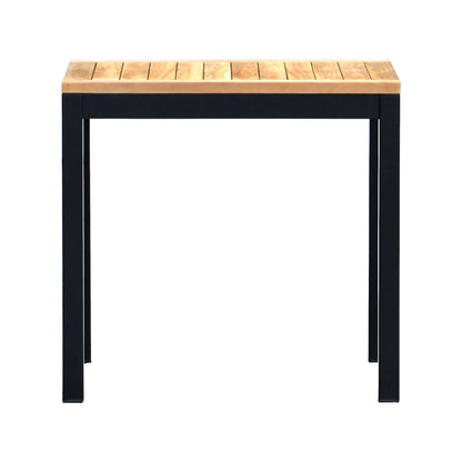 Quadrat Gartentisch Gestell schwarz Schwarz