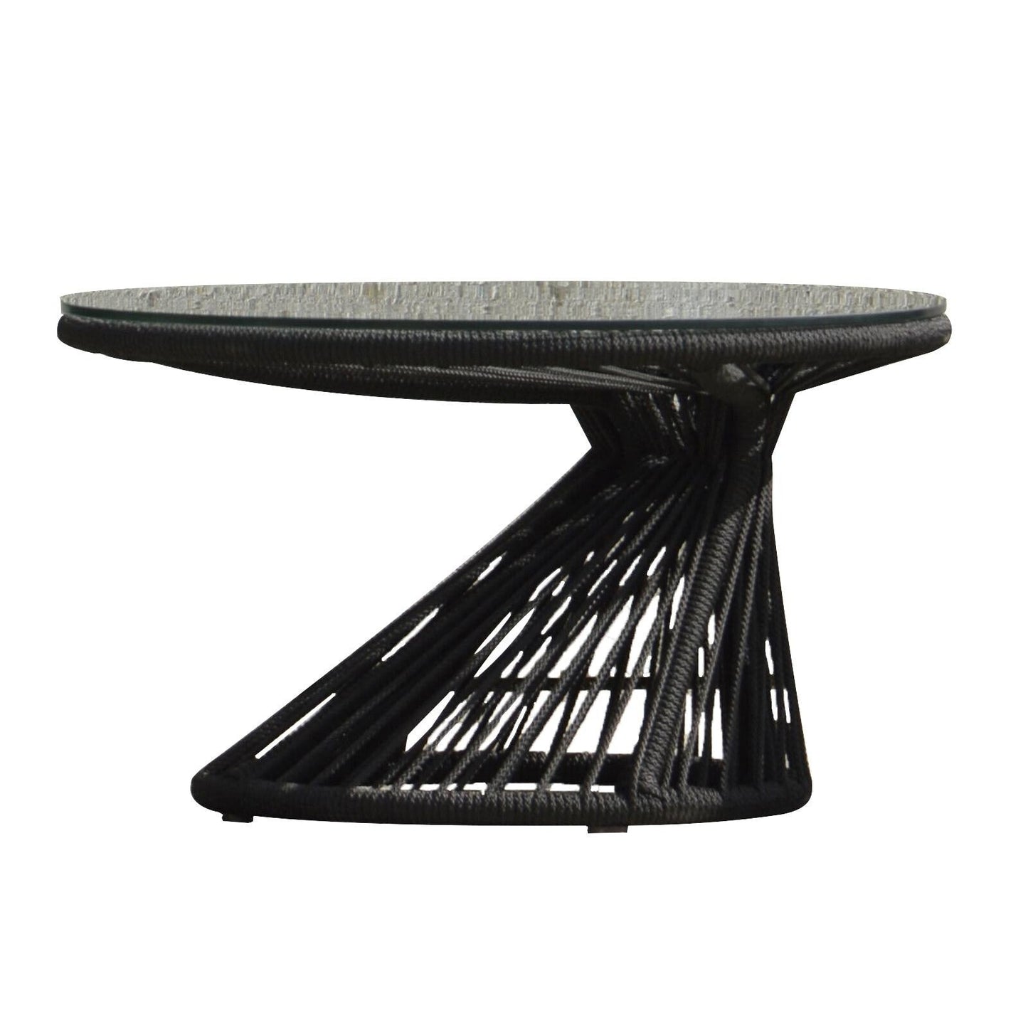 Ray Lounge Garten-Beistelltisch Schwarz