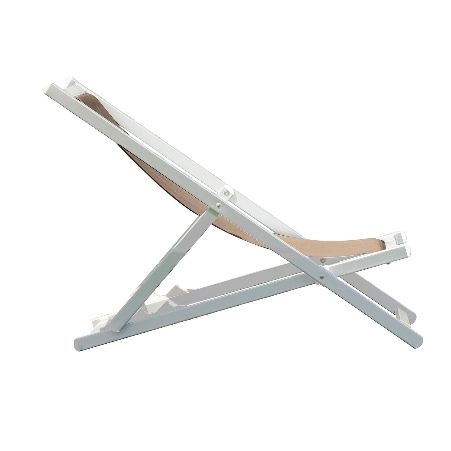 Rimini Liegestuhl Weiß