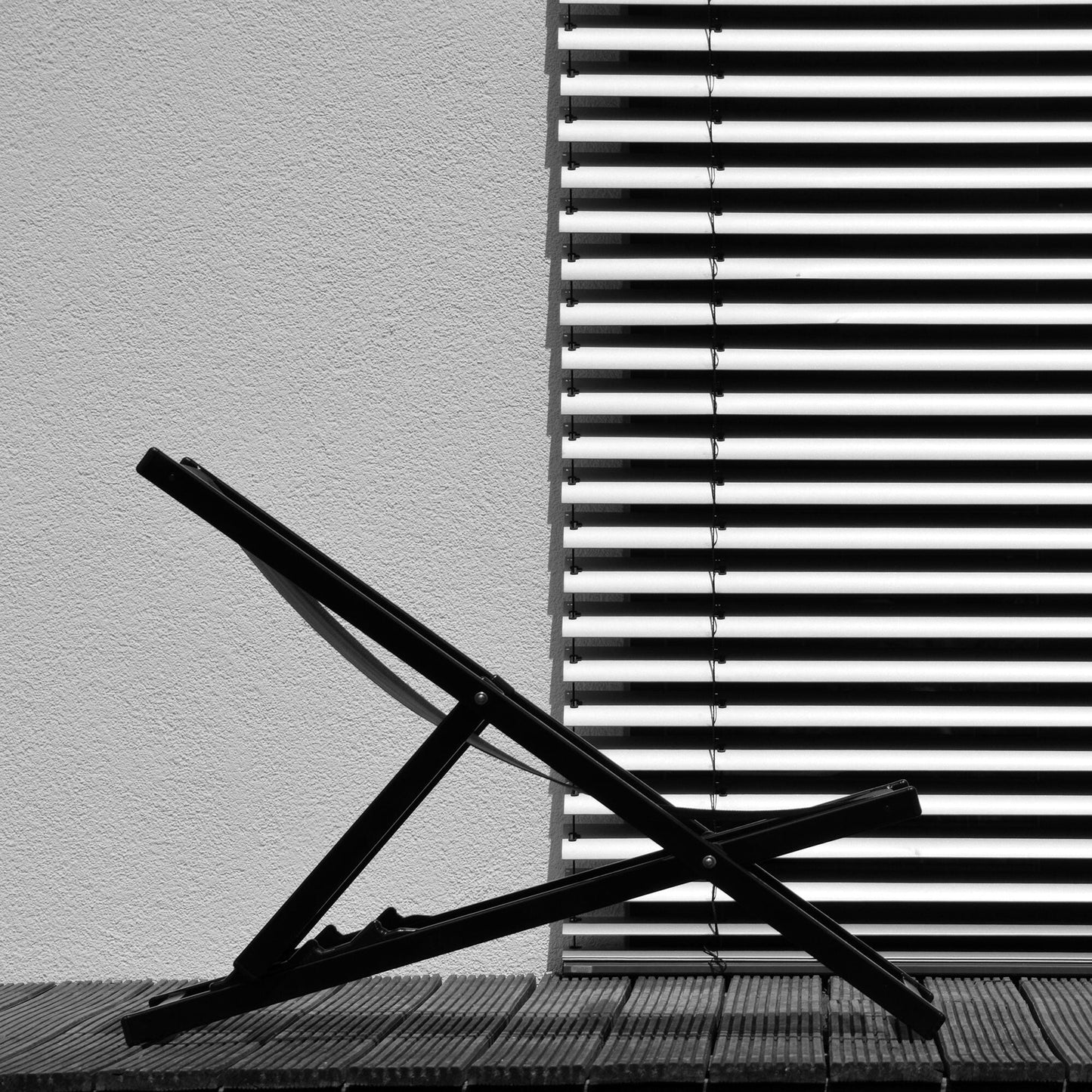 Rimini Liegestuhl Schwarz