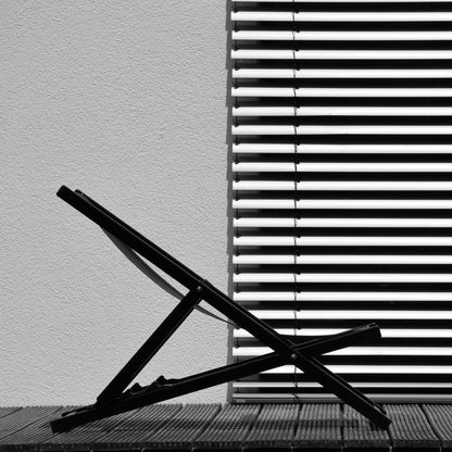 Rimini Liegestuhl Schwarz