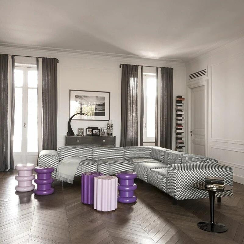 Colonna Hocker/Beistelltisch H:46cm Schwarz