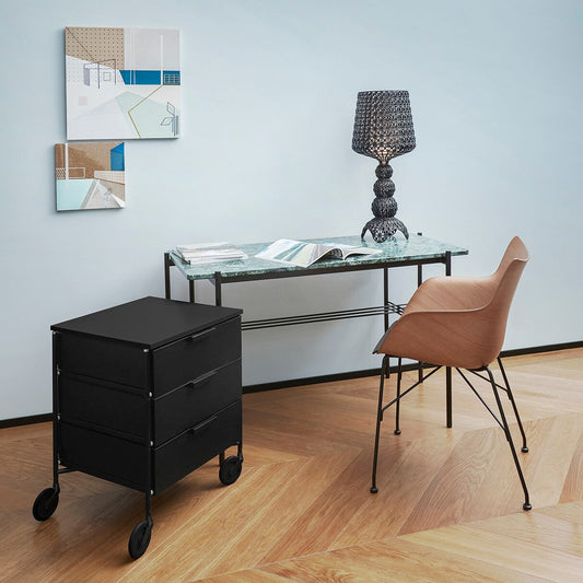 Q/Wood Armlehnstuhl 55x84x57cm Schwarz