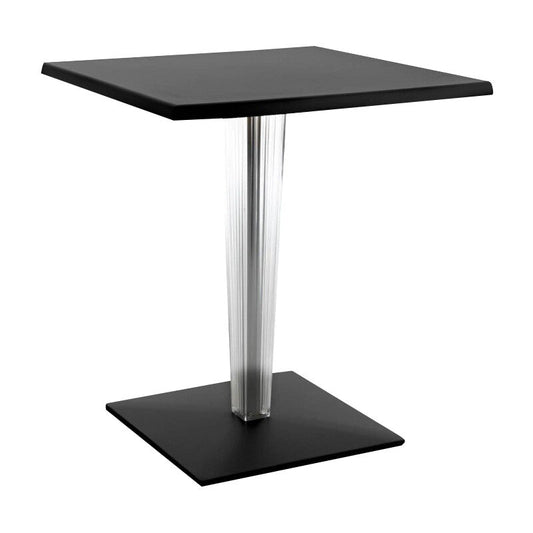 Top Top For Dr. Yes Gartentisch 60x60cm Gestell quadratisch Schwarz