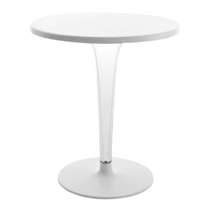 Top Top For Dr. Yes Gartentisch Ø70cm Gestell rund Weiß