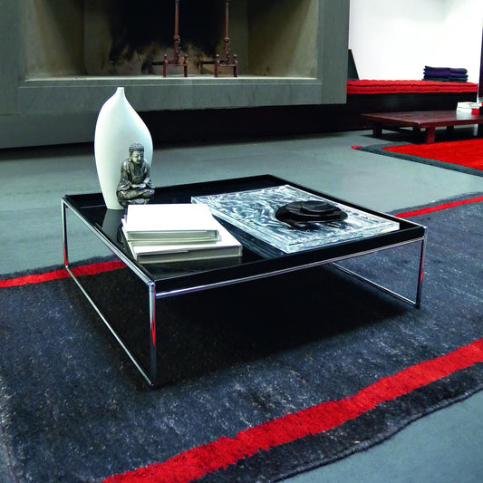 Trays Couchtisch 80x80cm Schwarz