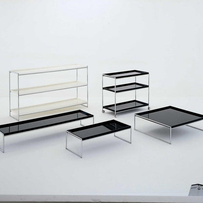 Trays Couchtisch 80x80cm Schwarz