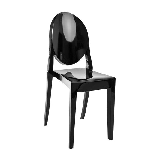 Victoria Ghost Stuhl Schwarz