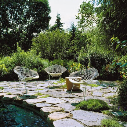 Bertoia Diamond Gartensessel Schwarz