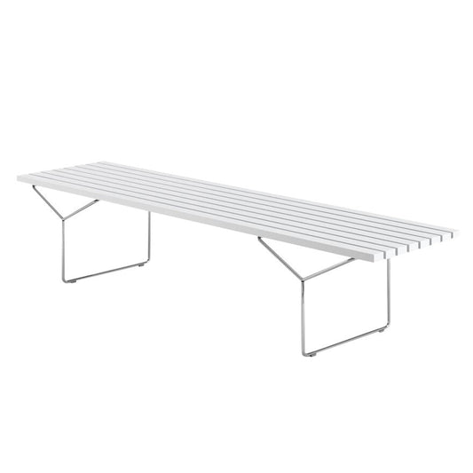 Bertoia Gartenbank 183cm Weiß