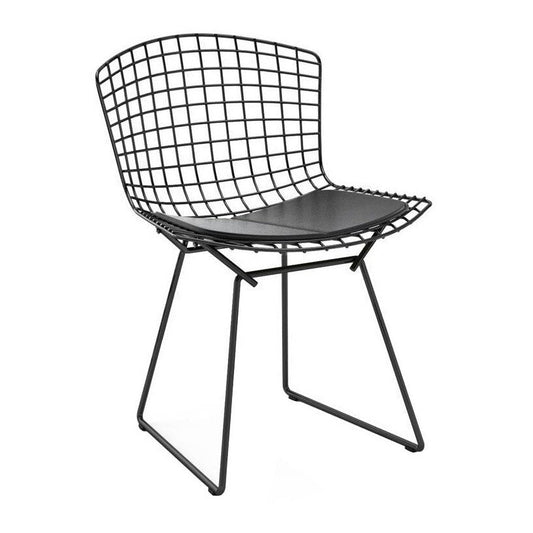 Bertoia Gartenstuhl Schwarz