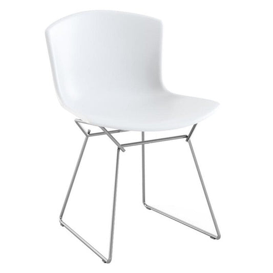 Bertoia Plastic Stuhl Gestell verchromt Schwarz
