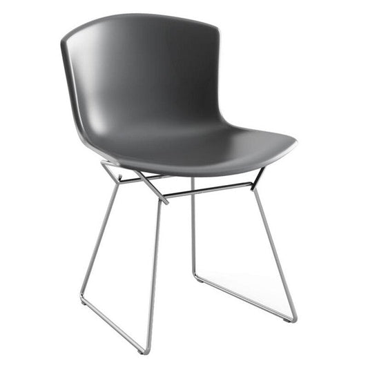 Bertoia Plastic Stuhl Gestell verchromt Schwarz