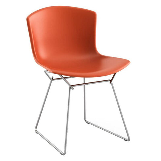 Bertoia Plastic Stuhl Gestell verchromt Schwarz