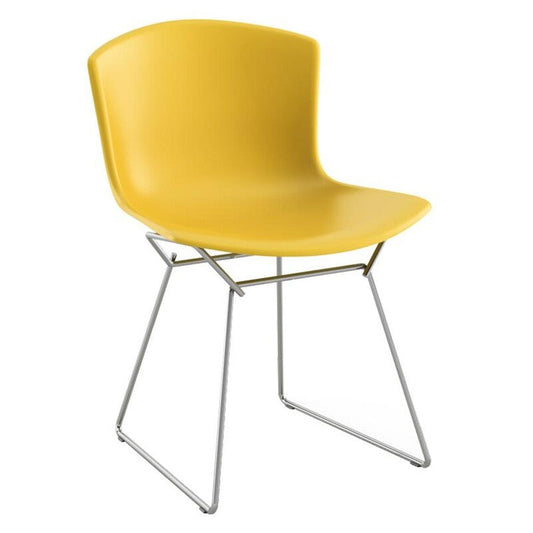 Bertoia Plastic Stuhl Gestell verchromt Schwarz