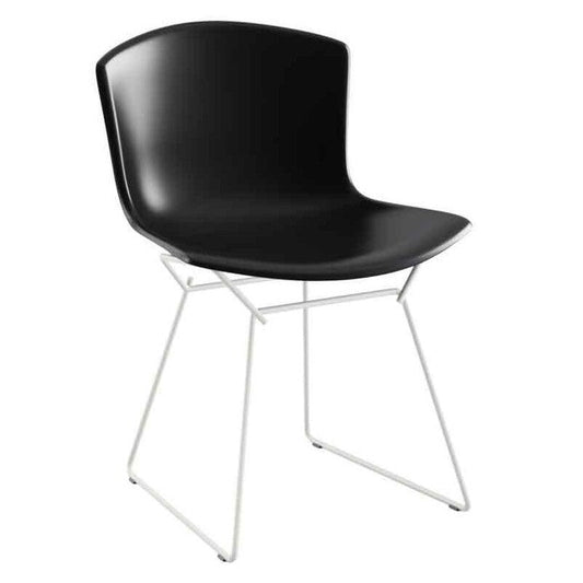 Bertoia Plastic Side Chair Stuhl Gestell weiß Schwarz