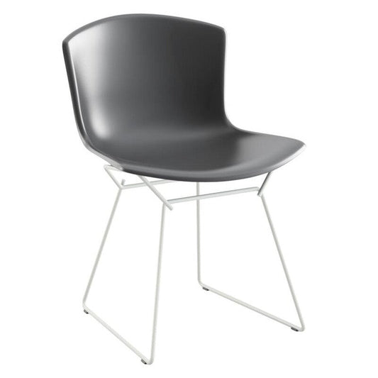 Bertoia Plastic Side Chair Stuhl Gestell weiß Weiß