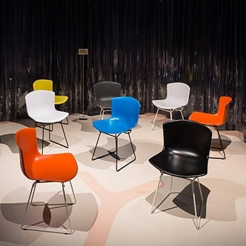 Bertoia Plastic Stuhl Gestell schwarz Schwarz
