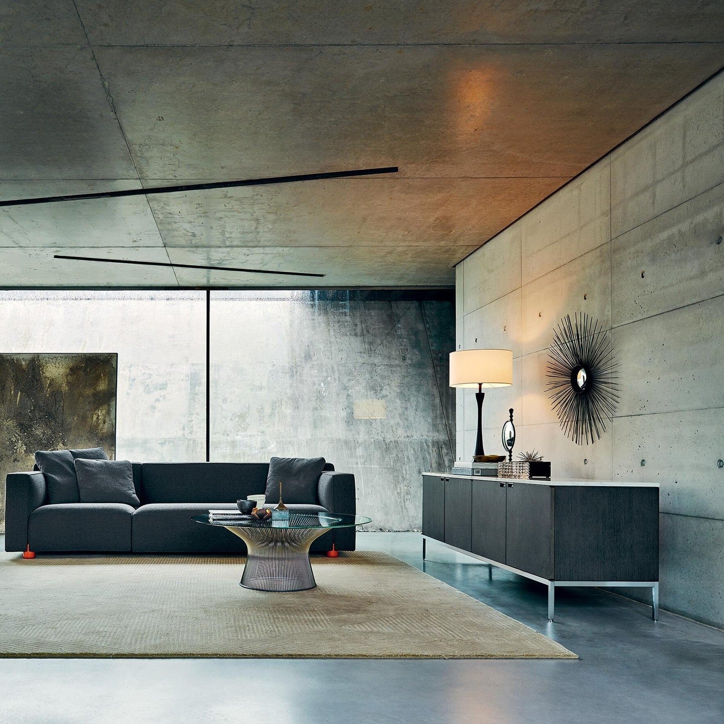 Platner Couchtisch Weiß