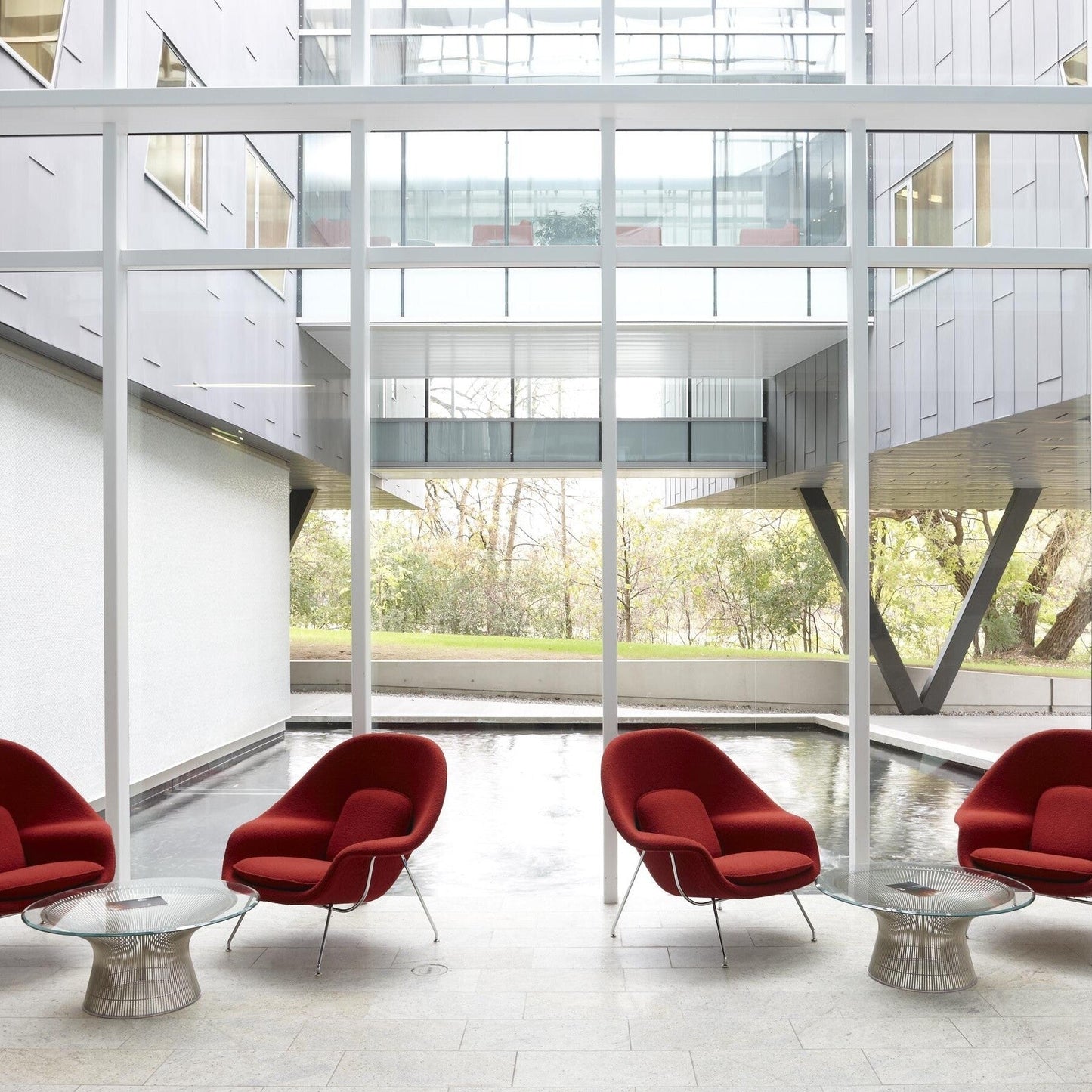 Platner Couchtisch Weiß