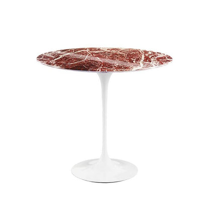 Saarinen Beistelltisch Ø 41cm Marmor Weiß