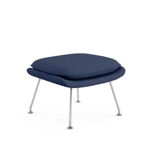 Womb Relax Ottoman / Hocker Gestell verchromt Natur