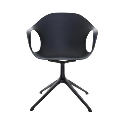 Elephant Armlehnstuhl Drehbar mit Kreuzfuß Schwarz