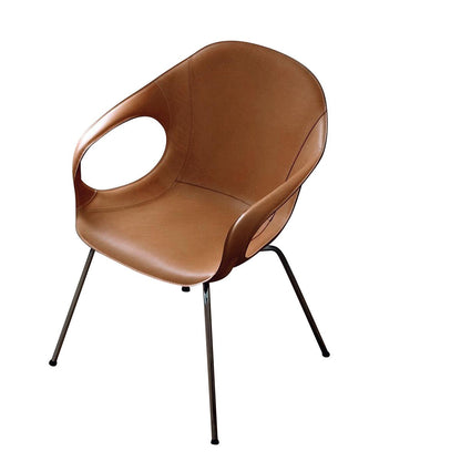 Elephant Armlehnstuhl Leder Schwarz