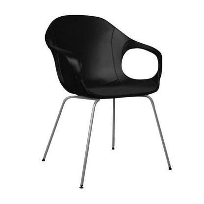 Elephant Armlehnstuhl Leder Schwarz