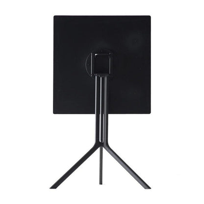 Poule Bistro Tisch eckig 59x59cm Schwarz