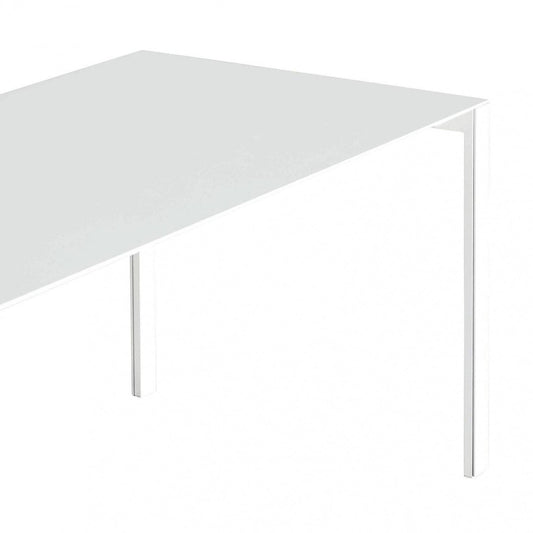 Thin-K Aluminium Tisch Ausziehbar Weiß