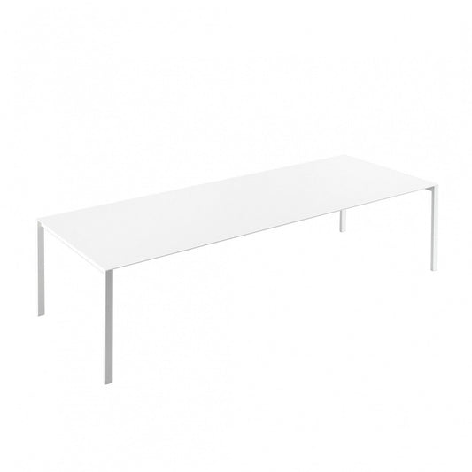 Thin-K Longo Aluminium Tisch Weiß