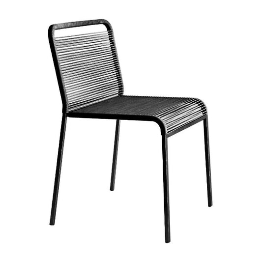 Aria S42 Gartenstuhl Gestell schwarz stapelbar Schwarz