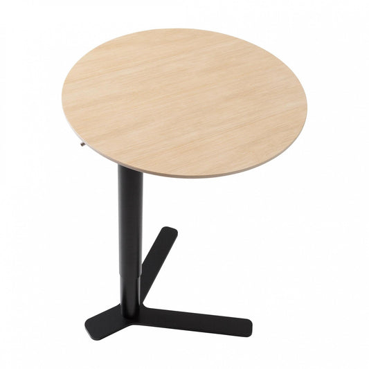 Yo T80 Beistelltisch 52-70cm Schwarz