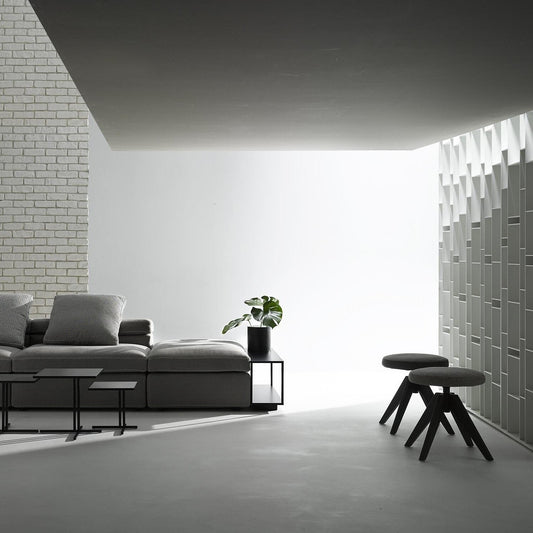 Flow Hocker gepolstert 48cm