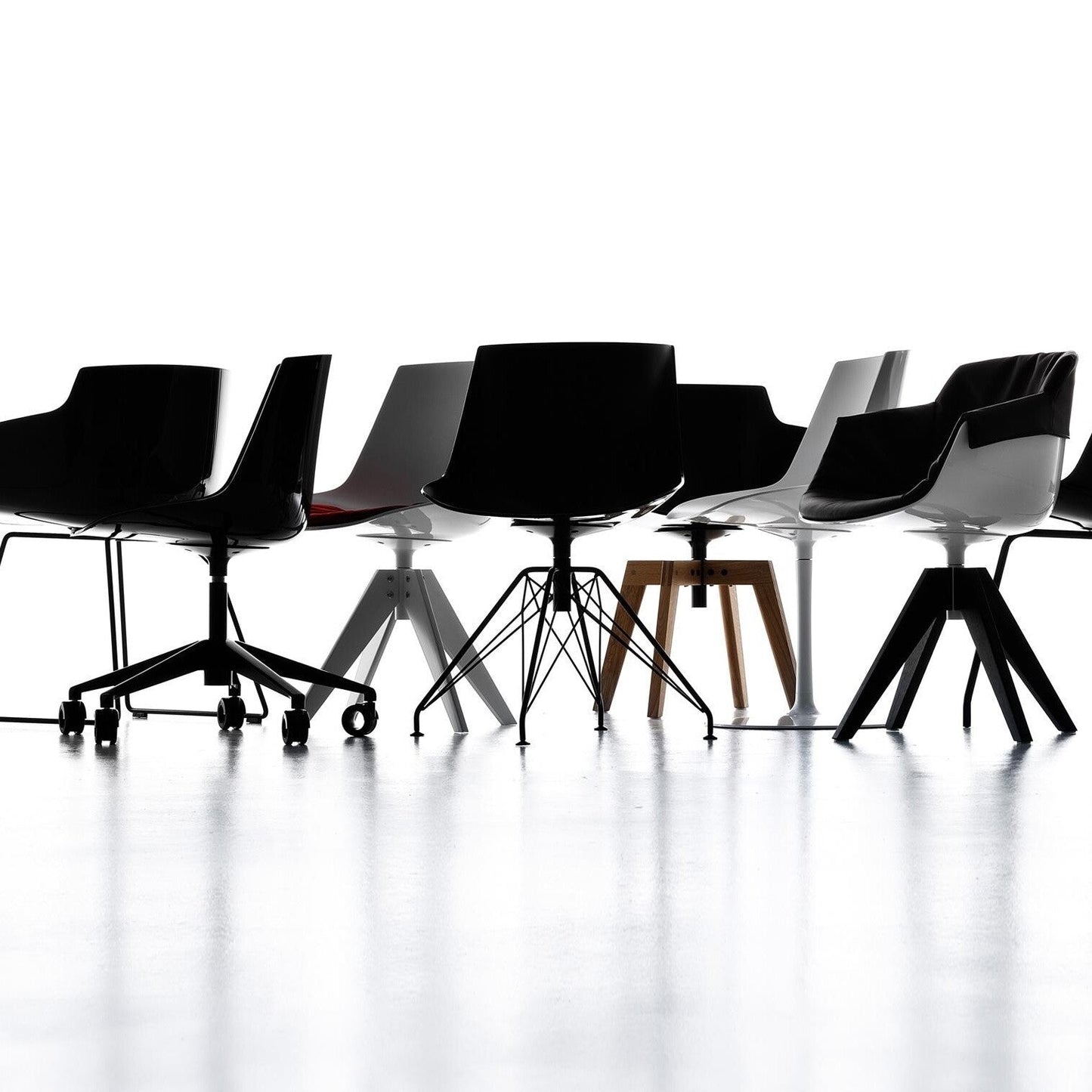 Flow Stuhl Füße VN in Eiche Natur