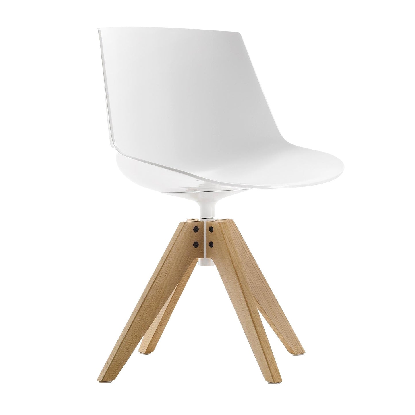 Flow Stuhl Füße VN in Eiche Natur