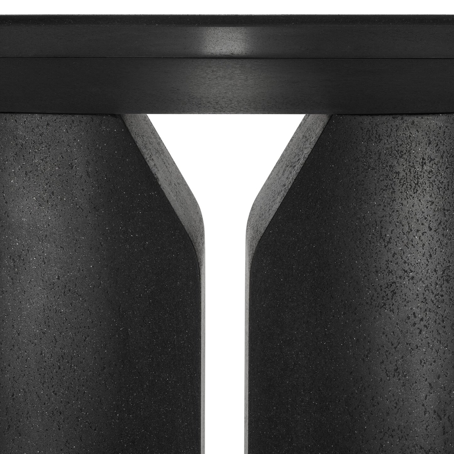 NVL Esstisch oval 120x200cm Schwarz