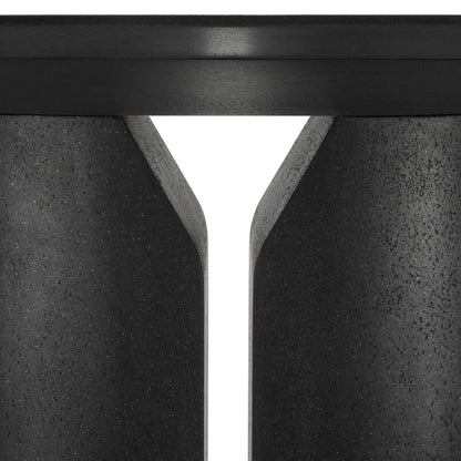 NVL Esstisch oval 120x200cm Schwarz