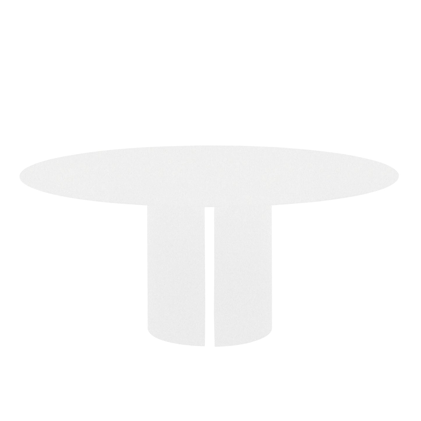 NVL Esstisch rund Ø180cm Weiß