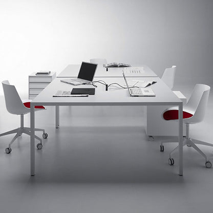 Tense Schreibtisch H 73cm Weiß