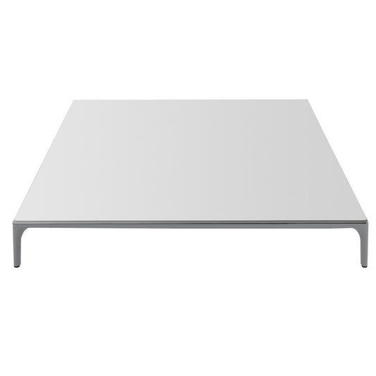 Yale Low Couchtisch quadratisch Weiß