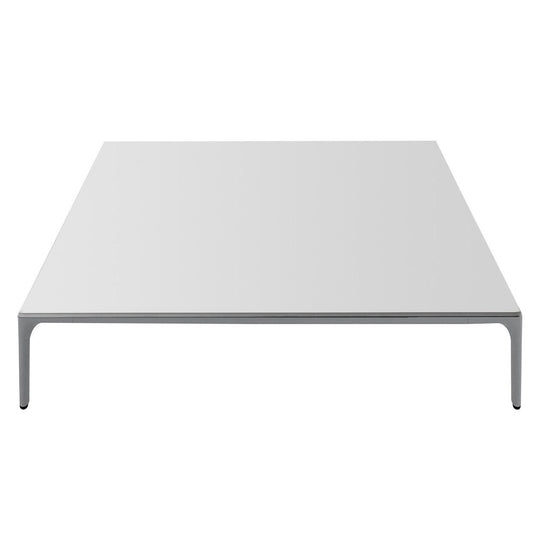 Yale Low Couchtisch quadratisch Weiß