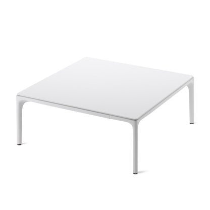 Yale Low Couchtisch quadratisch Weiß