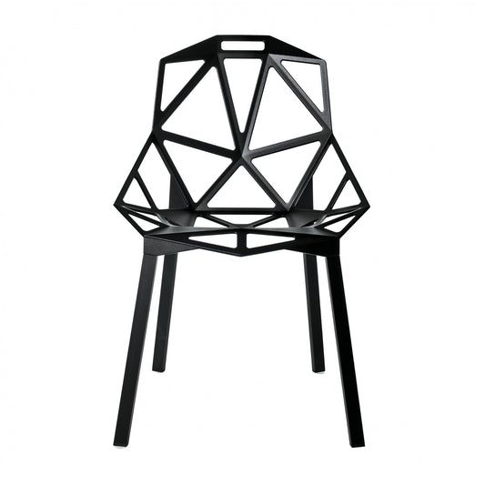 Chair One Stuhl stapelbar Schwarz